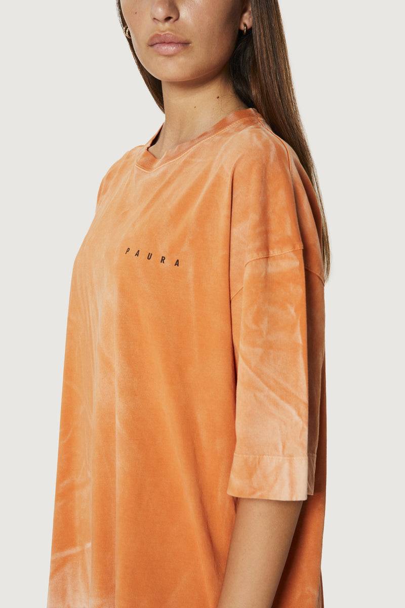 Paura SAID OVERSIZED T-SHIRT ORANGE 2025