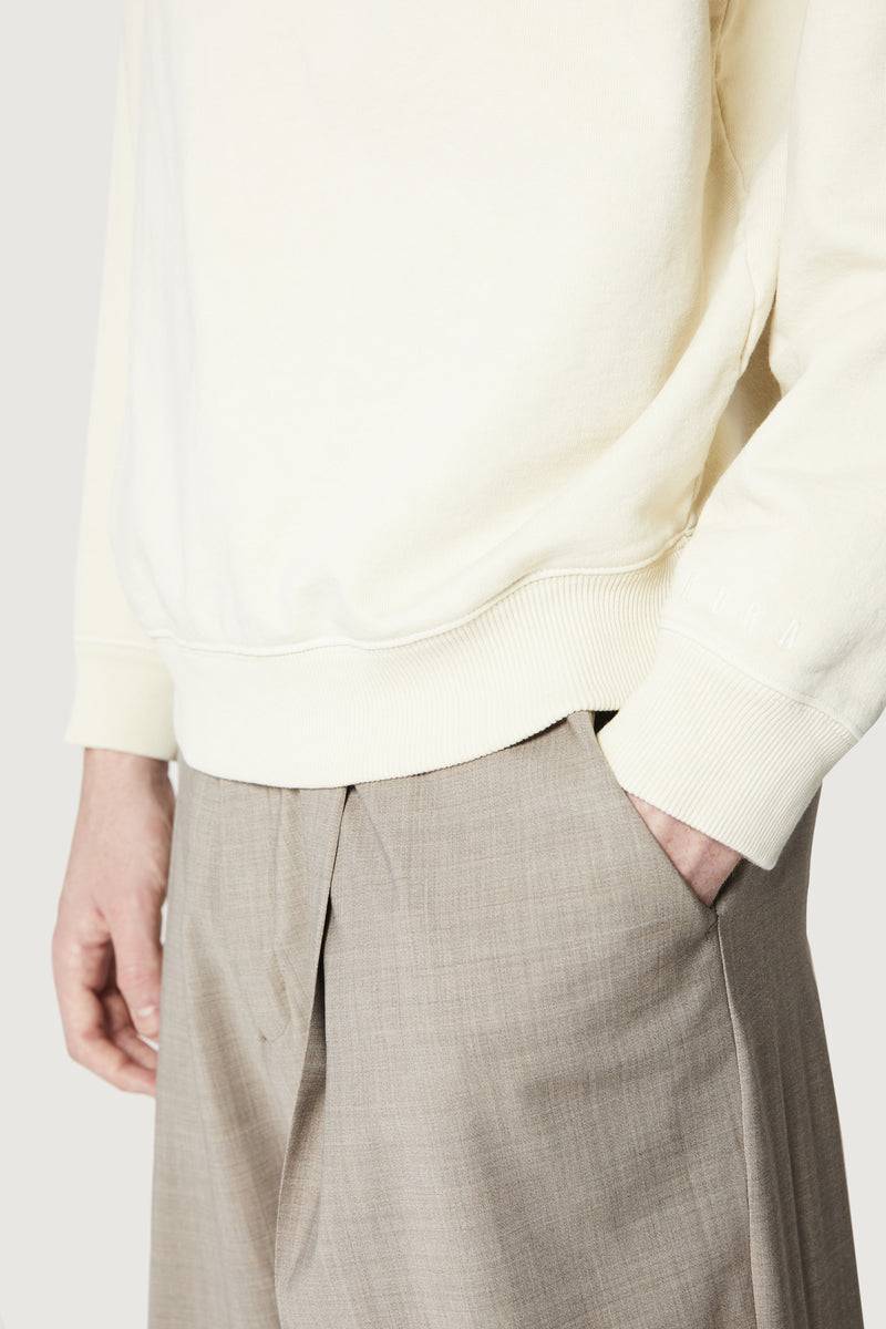Paura SAMUEL CREWNECK SWEATSHIRT COSMIC LOGO OFF-WHITE Italia