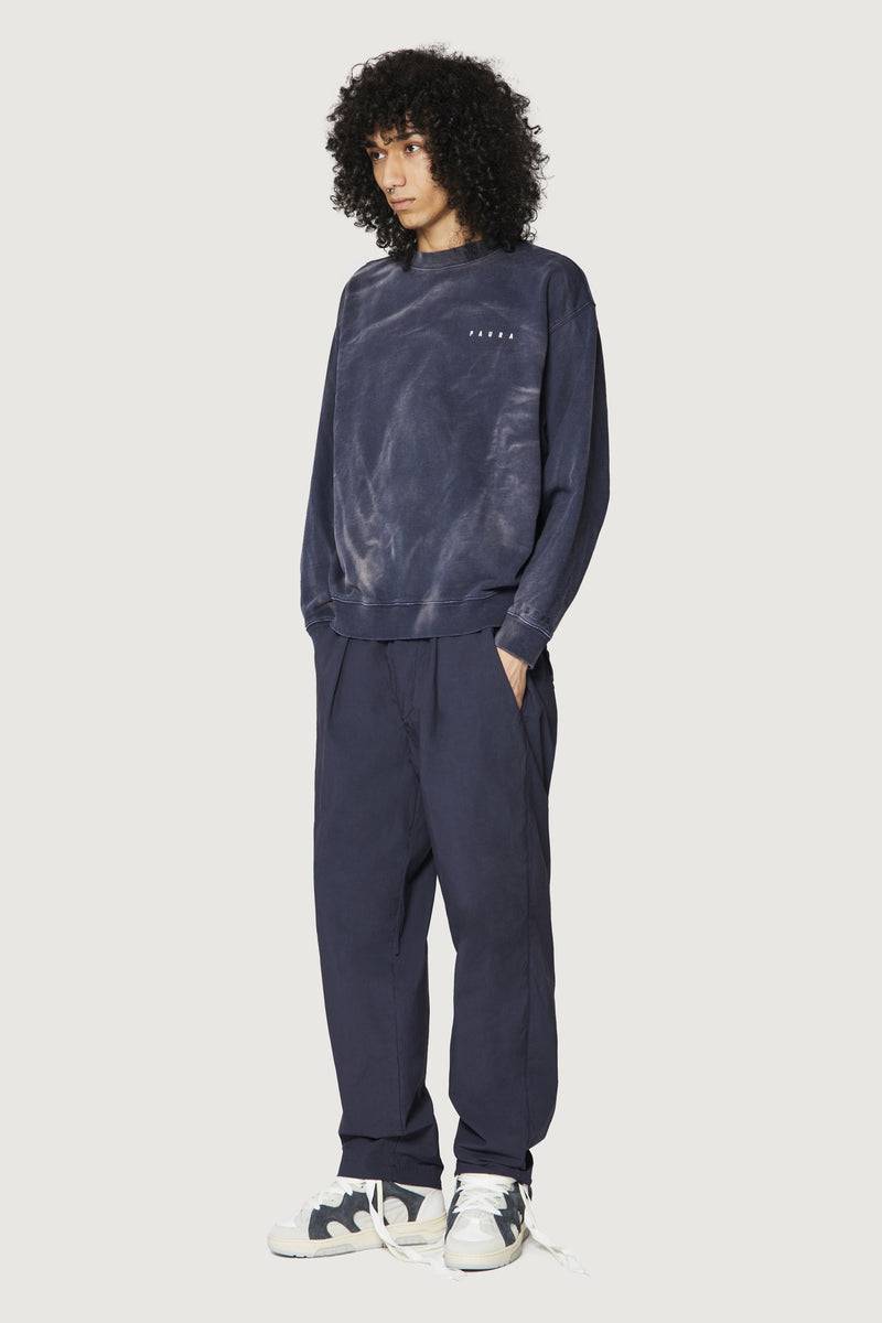 Paura SAMUEL CREWNECK SWEATSHIRT DARK BLUE 2025