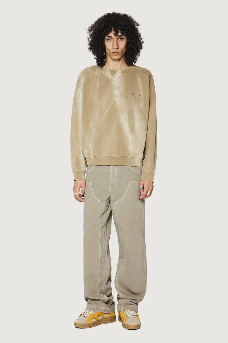 Paura SAMUEL CREWNECK SWEATSHIRT MUD