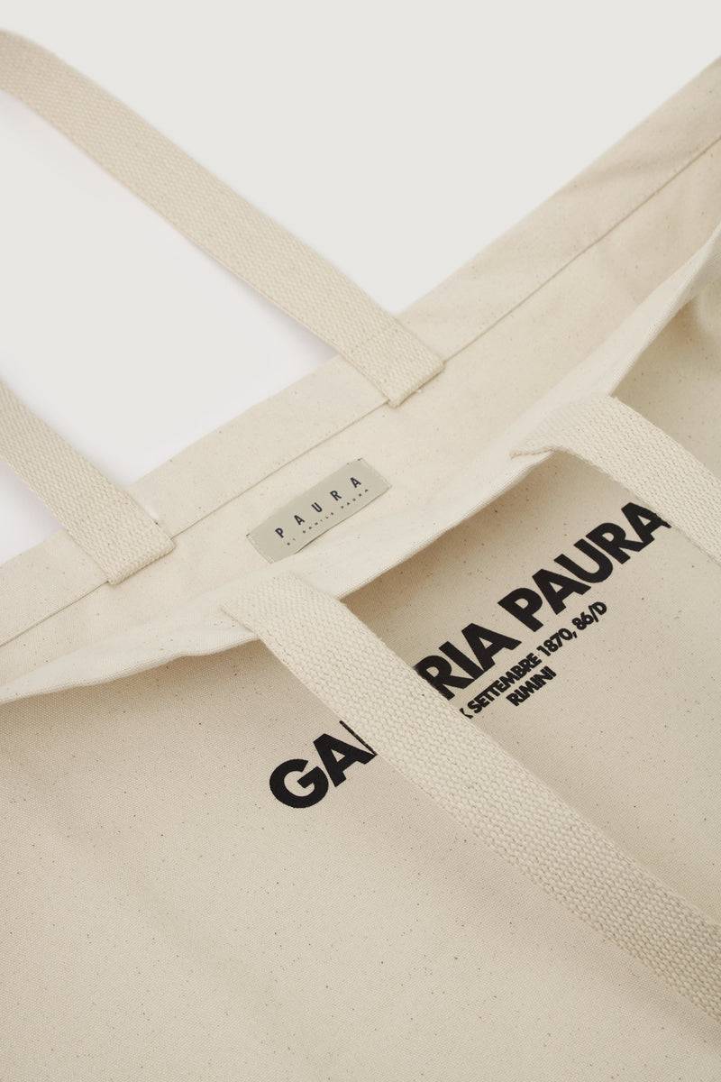 Paura NORA TOTE BAG OFF WHITE Negozi Online