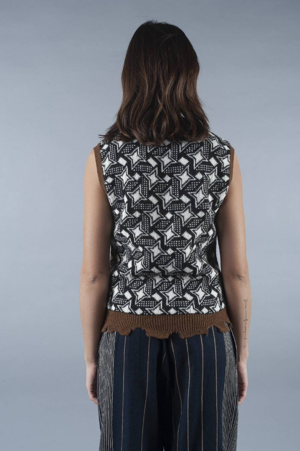 Pdr Phisique Du Role PHISIQUE DU ROLE TOP SWEATER JAQUARD IN ALPACA Hotsell