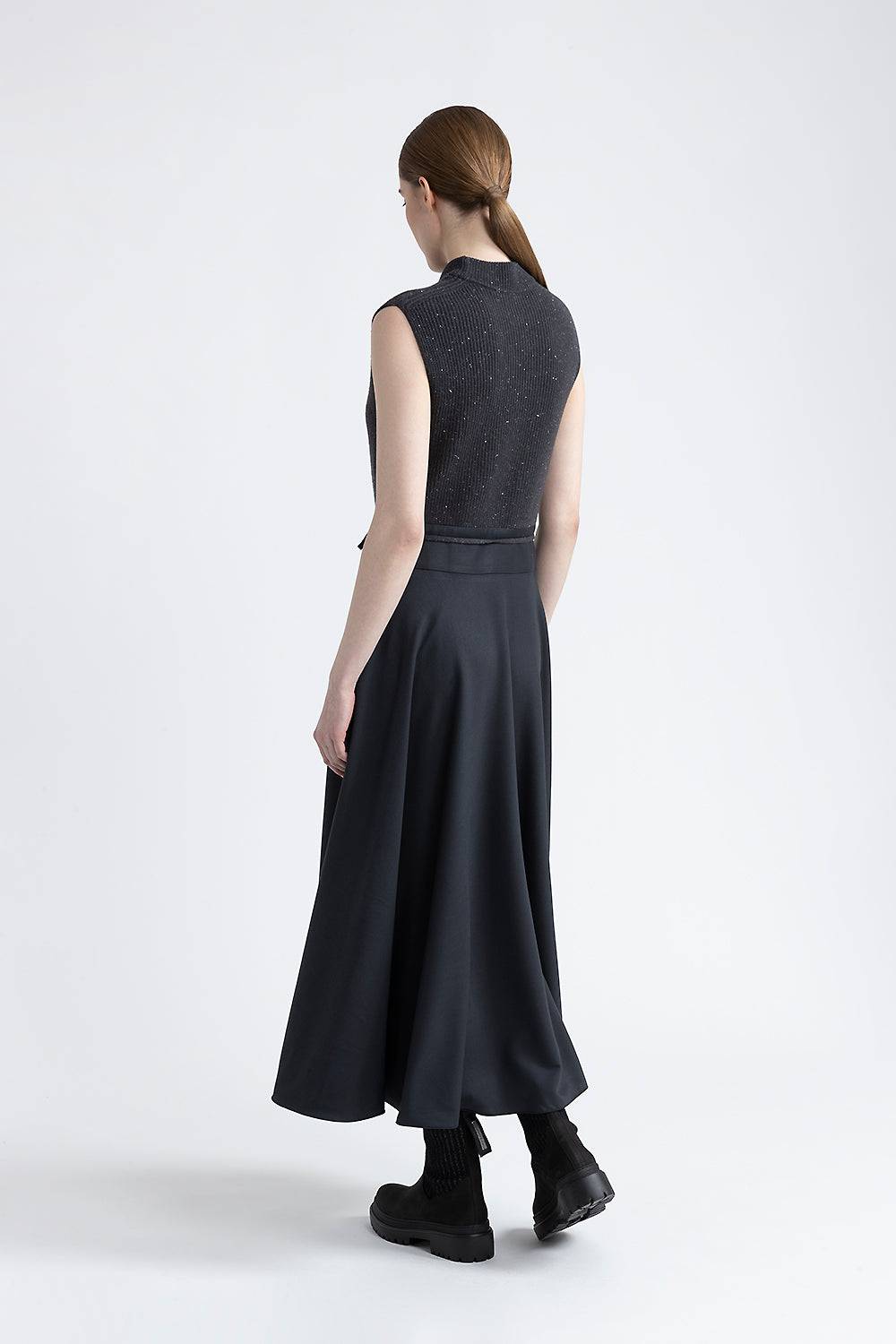 Peserico Abito in lana, seta, cashmere e lurex Vendite Flash