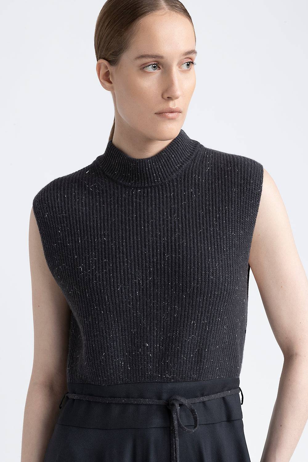 Peserico Abito in lana, seta, cashmere e lurex Vendite Flash
