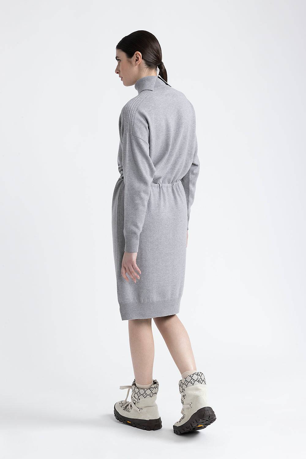 Peserico Abito midi in lana, seta e cashmere Moda