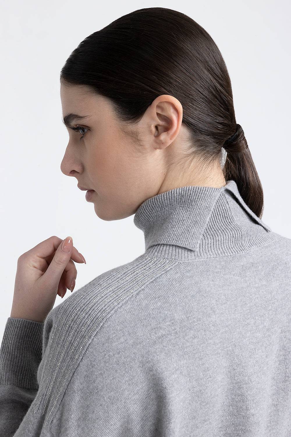 Peserico Abito midi in lana, seta e cashmere Moda