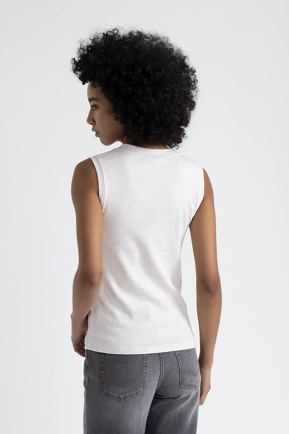 Peserico Top in jersey stretch con Punto Luce Nuovo