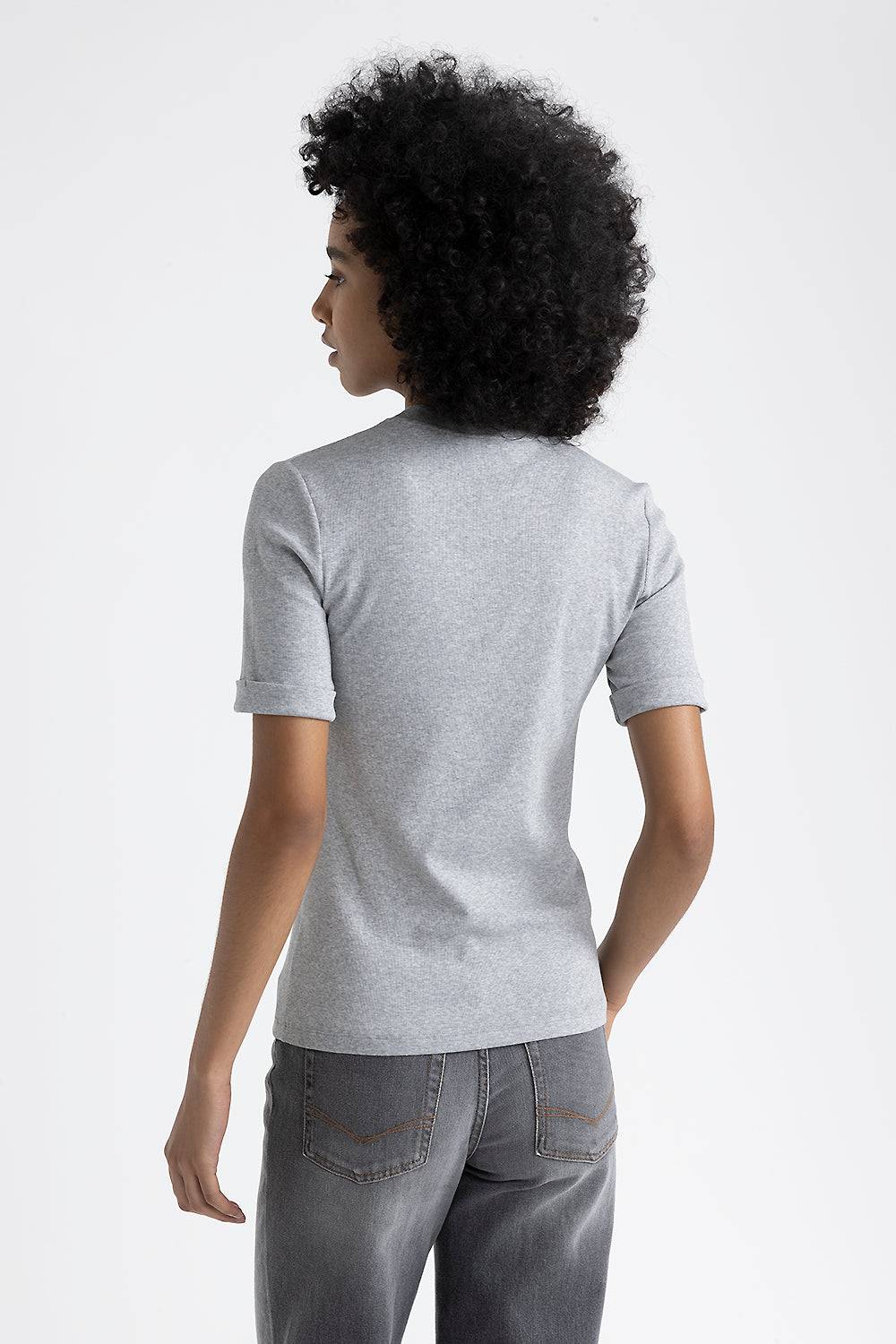 Peserico T-shirt in jersey con Punto Luce Promozione Limitata