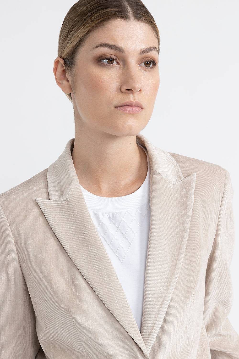 Peserico Blazer monopetto in velluto Sconto