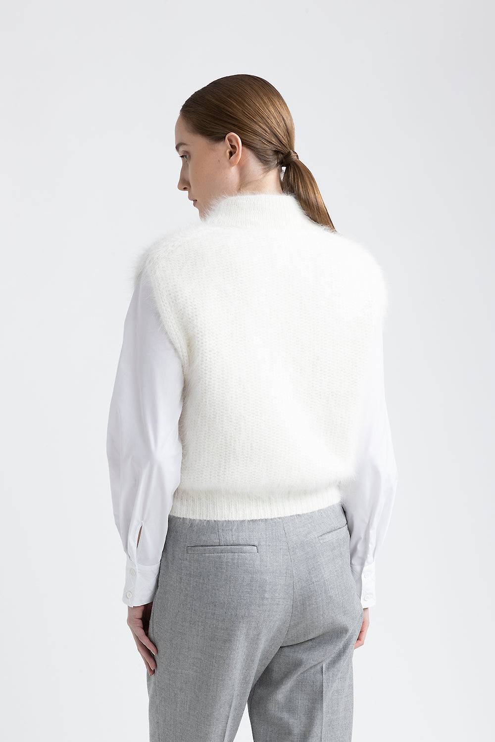 Peserico Gilet in filato di lana d'angora I Più Venduti