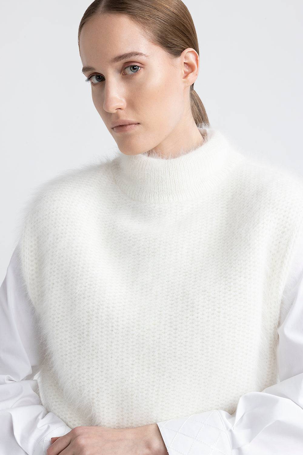 Peserico Gilet in filato di lana d'angora I Più Venduti