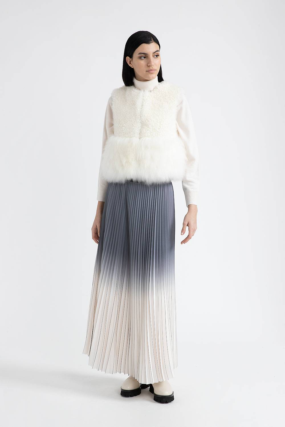 Peserico Gilet in vero pelo di capra cashmere Consegna Veloce