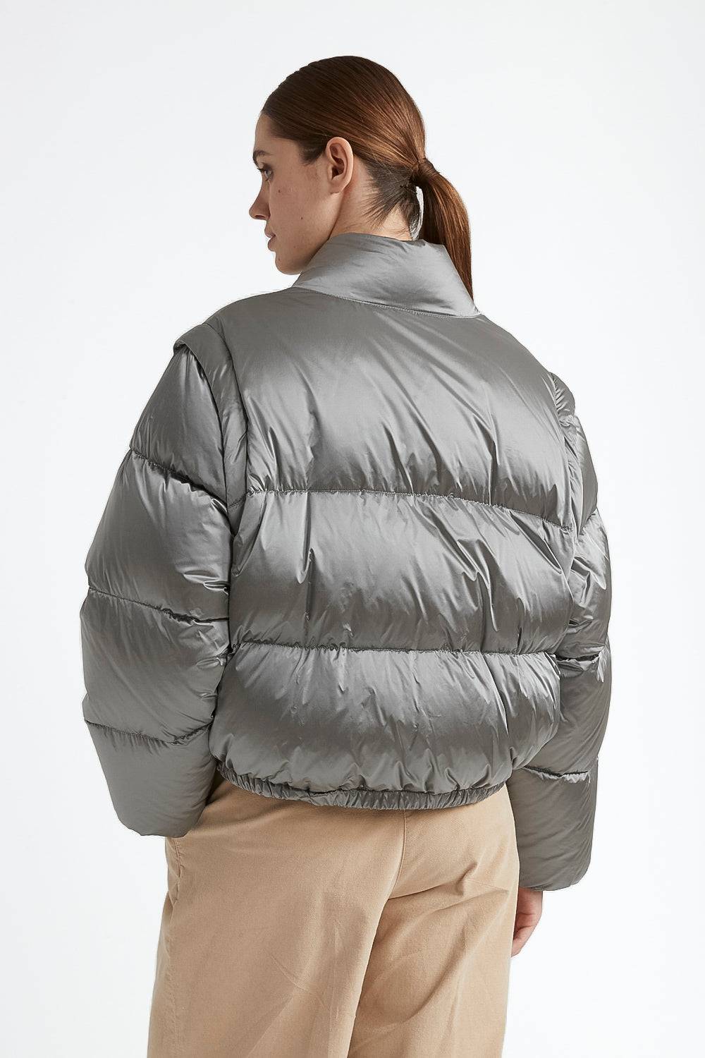 Peserico Piumino in twill di nylon cangiante water repellent Novità