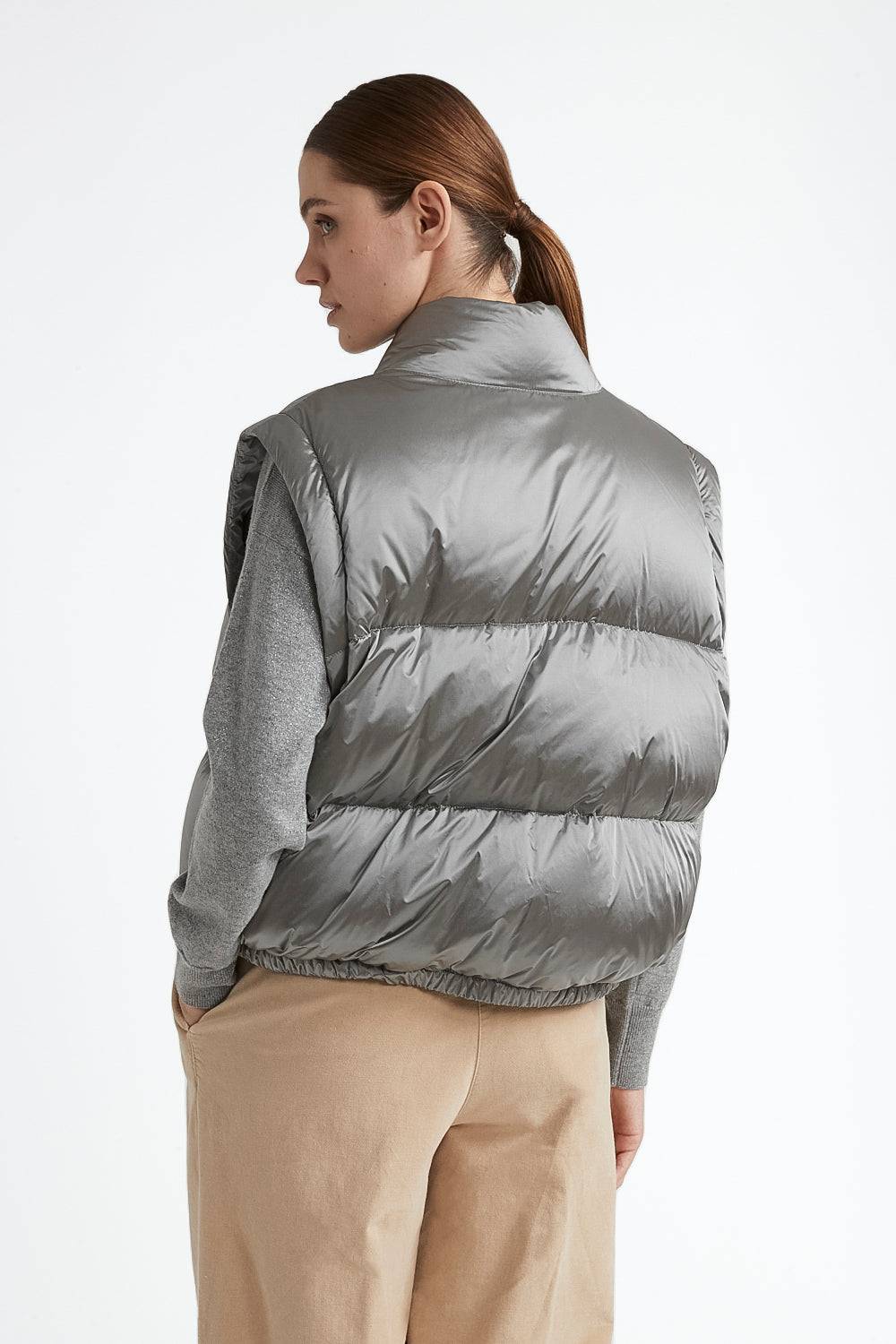Peserico Piumino in twill di nylon cangiante water repellent Novità