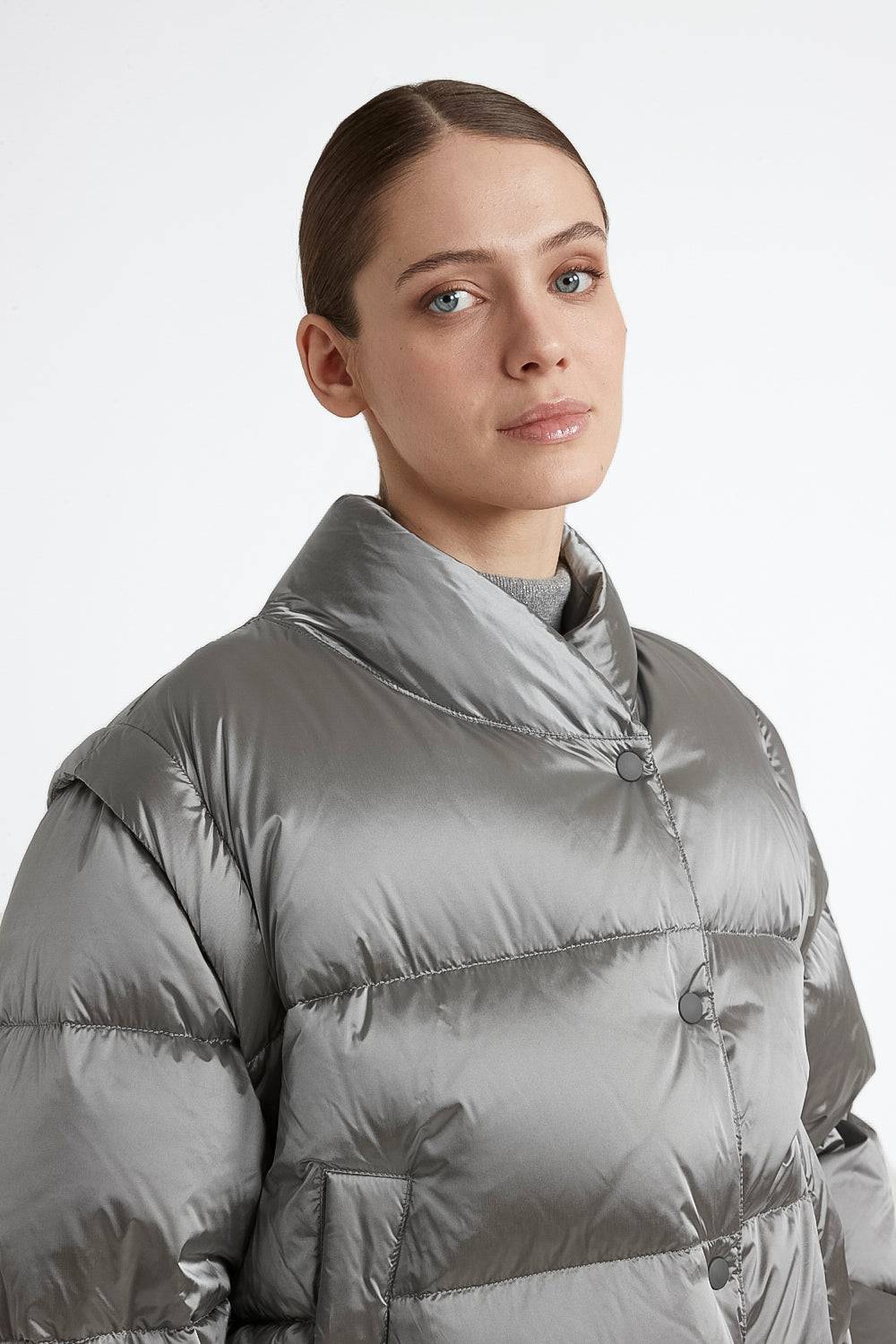 Peserico Piumino in twill di nylon cangiante water repellent Novità
