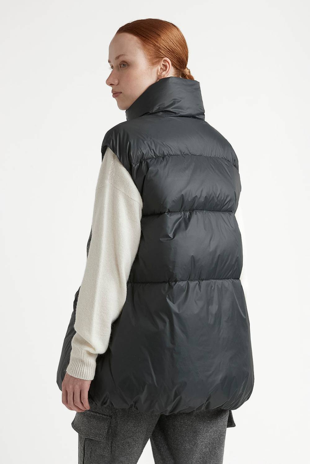 Peserico Gilet a palloncino in piuma d'oca e nylon ultraleggero Sconto