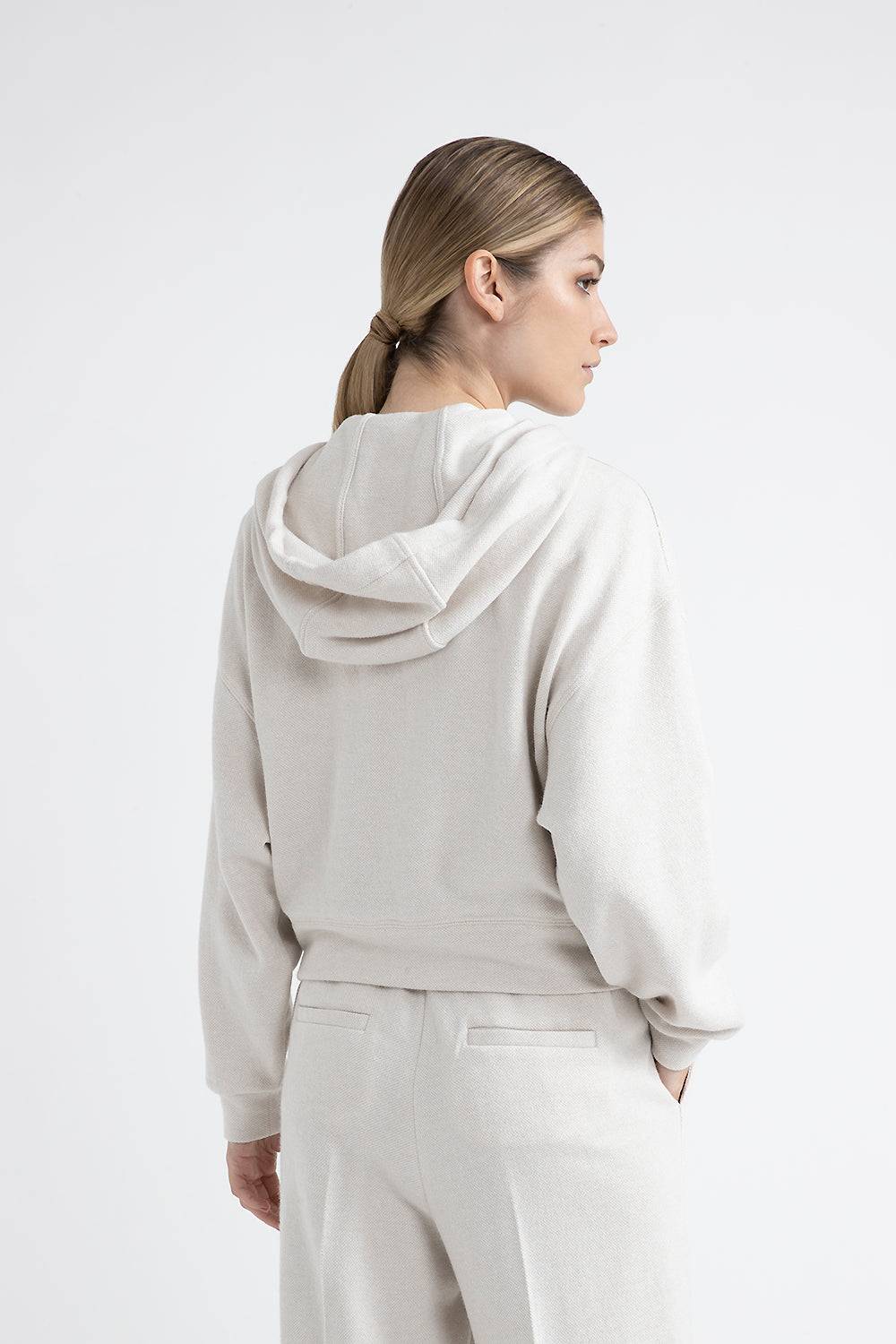 Peserico Felpa lurex di misto lana, cotone e lino Saldi