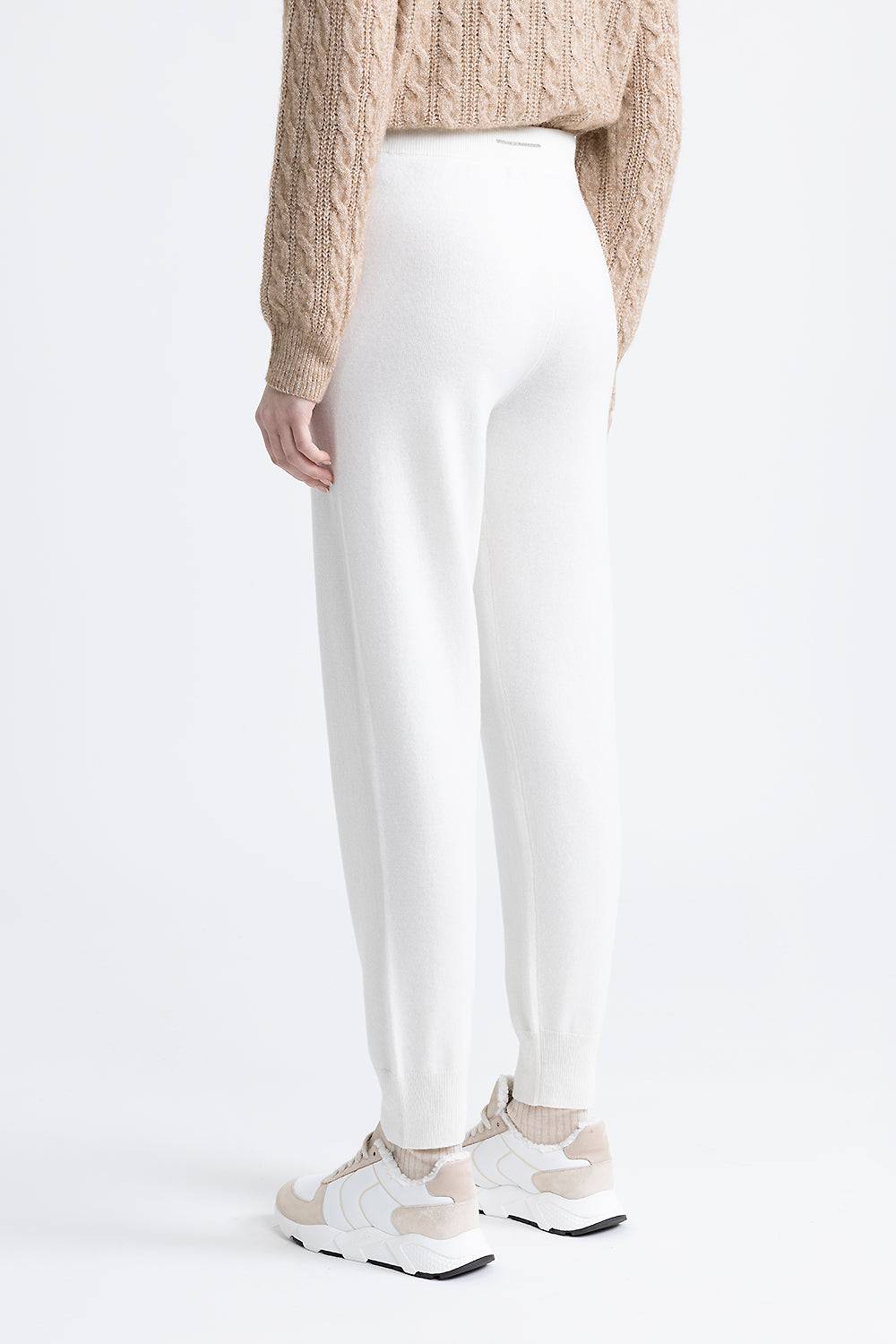 Peserico Pantalone jogger in lana, seta e cashmere Nuova