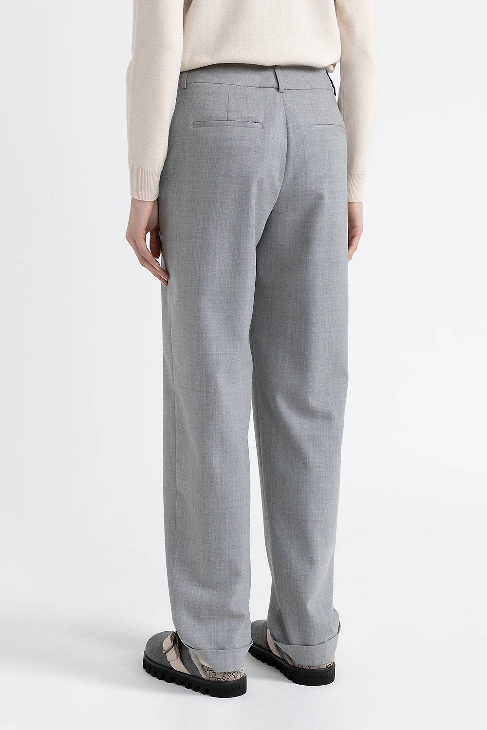 Peserico Pantalone classic tailored in lana tecnica 2025