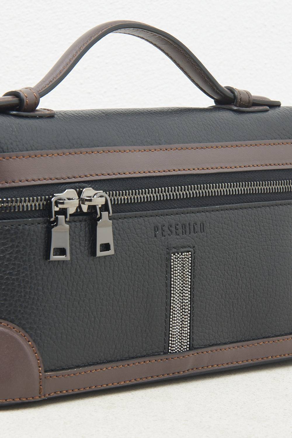 Peserico Valigetta in vera pelle con Punto Luce Promozione Limitata