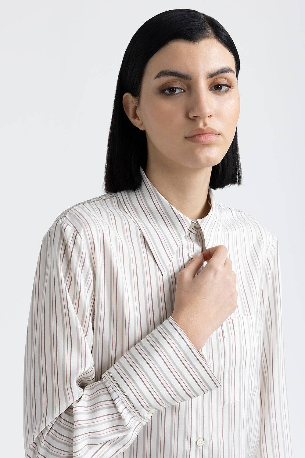 Peserico Camicia in pura seta Outlet