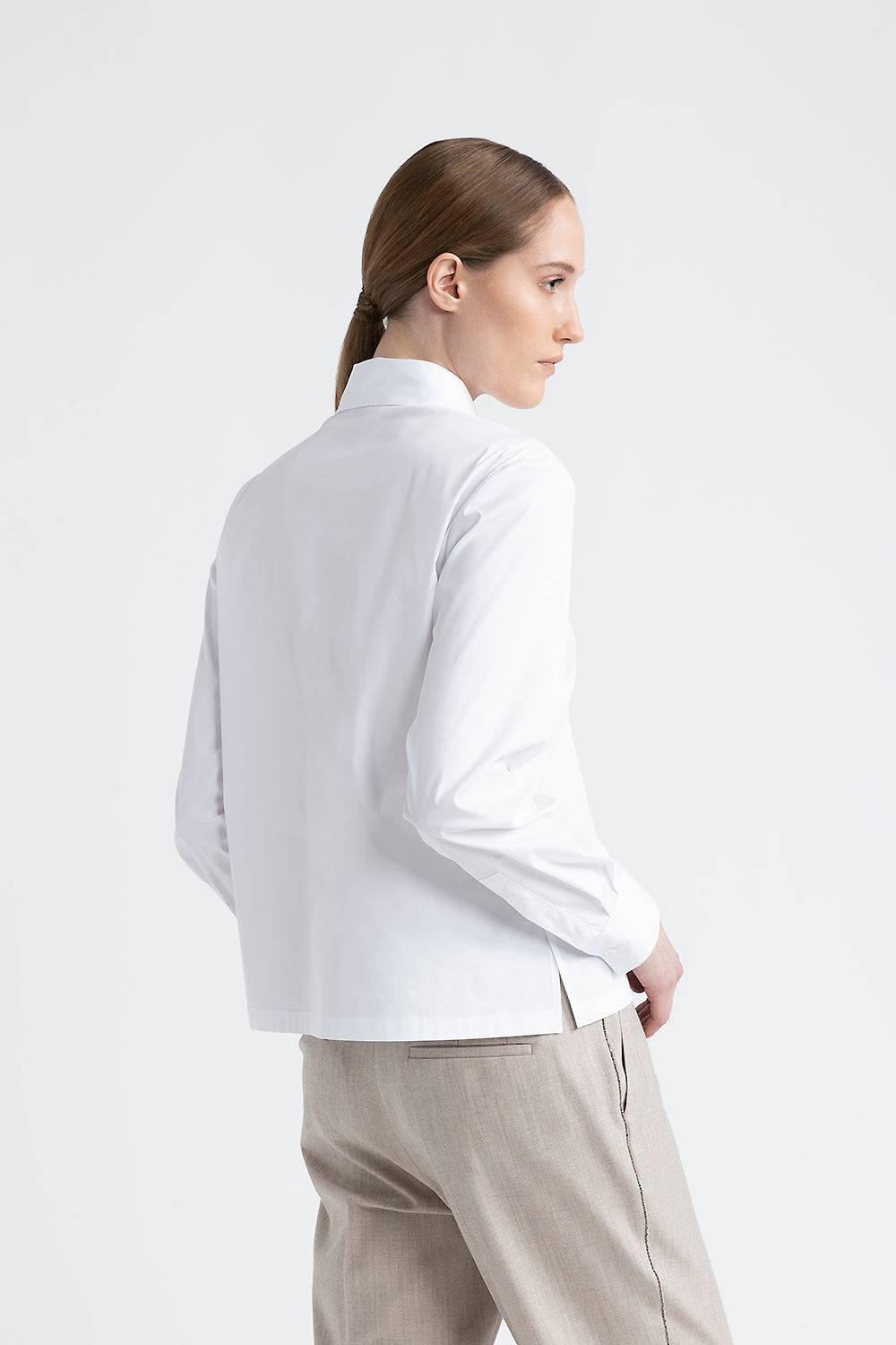 Peserico Camicia in cotone con Punto Luce Saldi