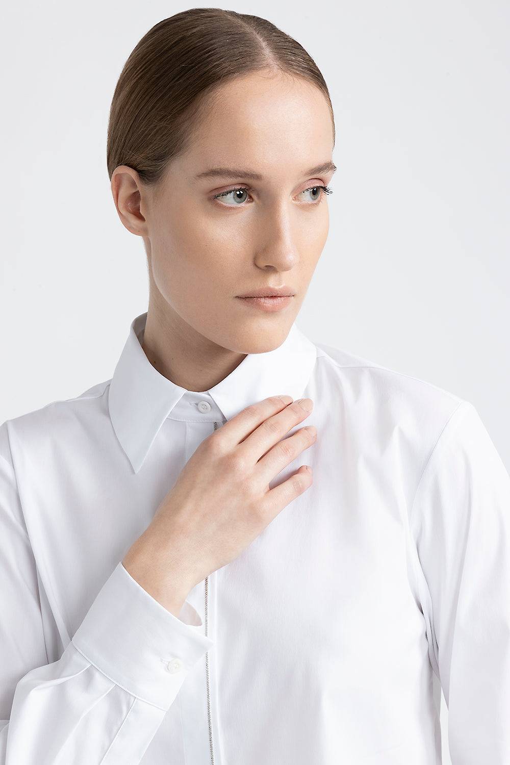 Peserico Camicia in cotone con Punto Luce Saldi