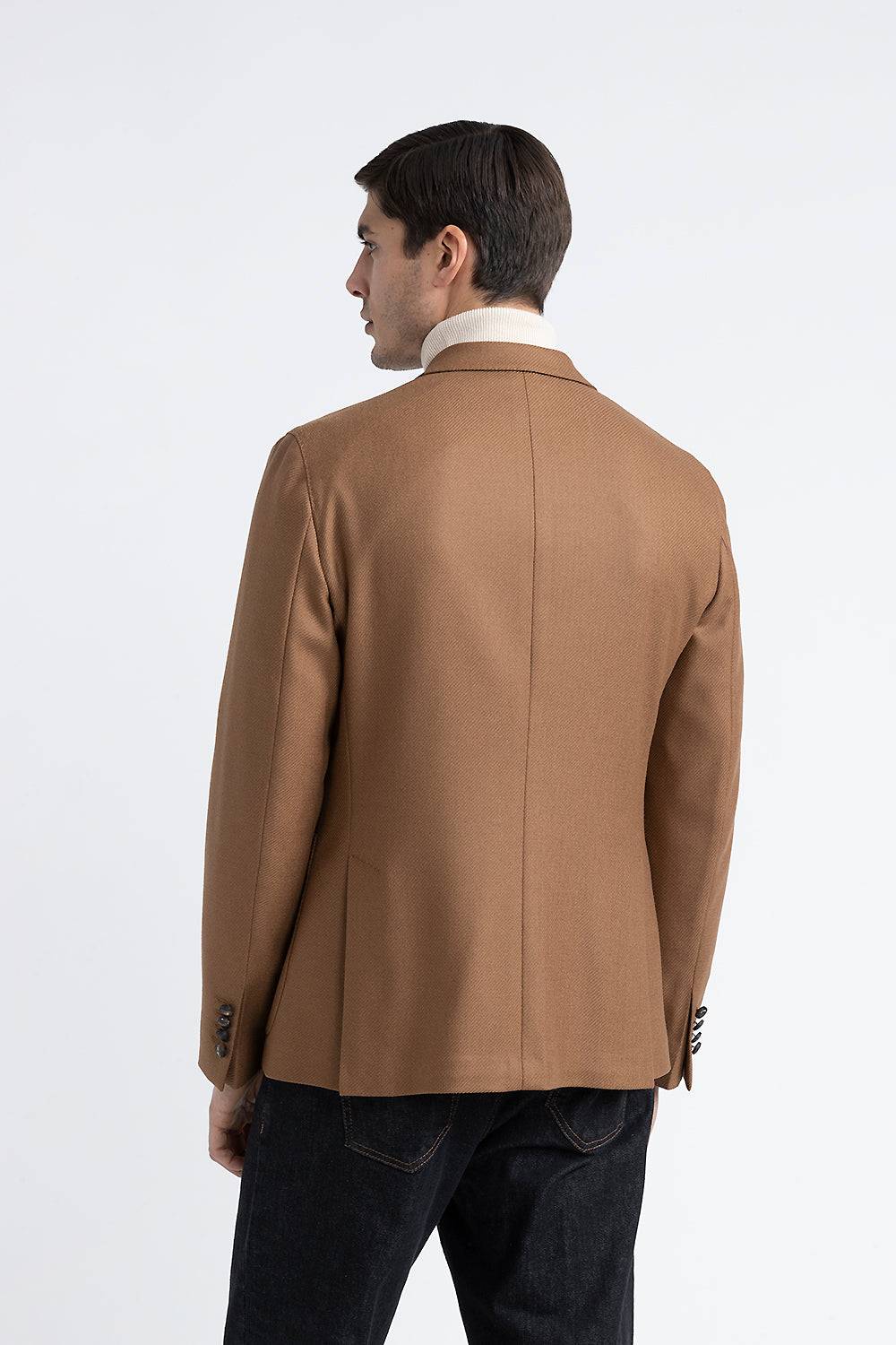 Peserico Blazer doppiopetto in lana e cashmere Vendita Calda