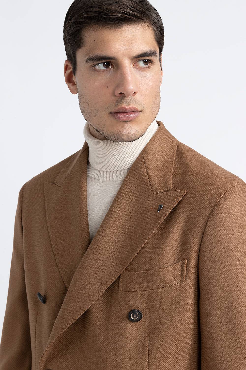 Peserico Blazer doppiopetto in lana e cashmere Vendita Calda