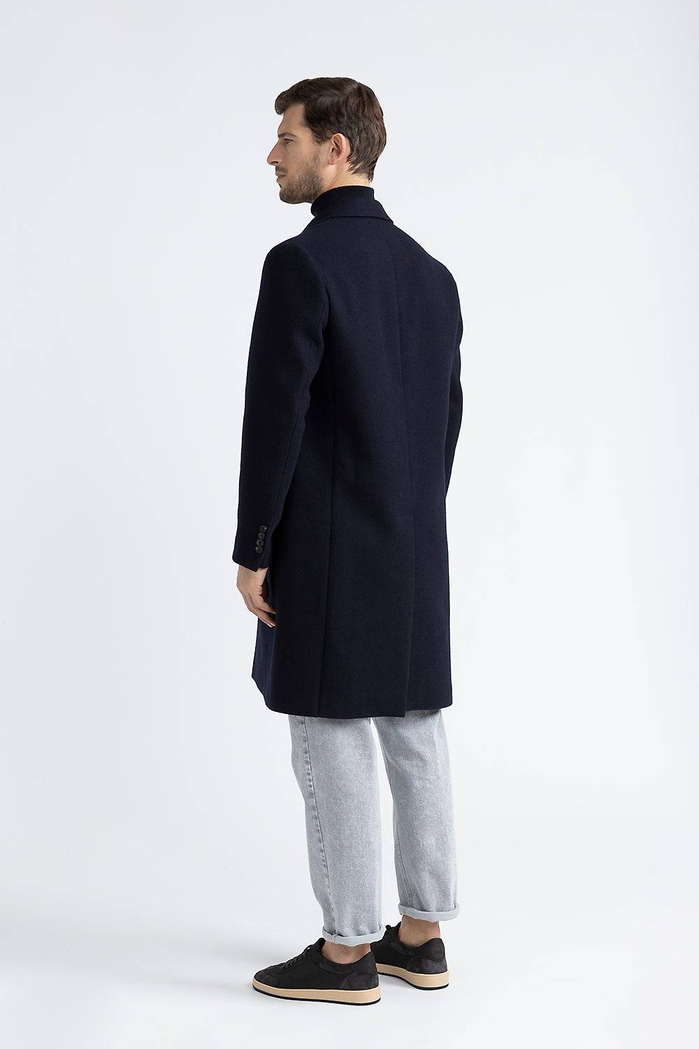 Peserico Cappotto monopetto in pura lana Negozio
