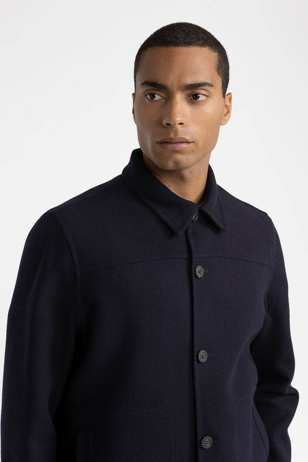 Peserico Giubbino camicia in pura lana Moda