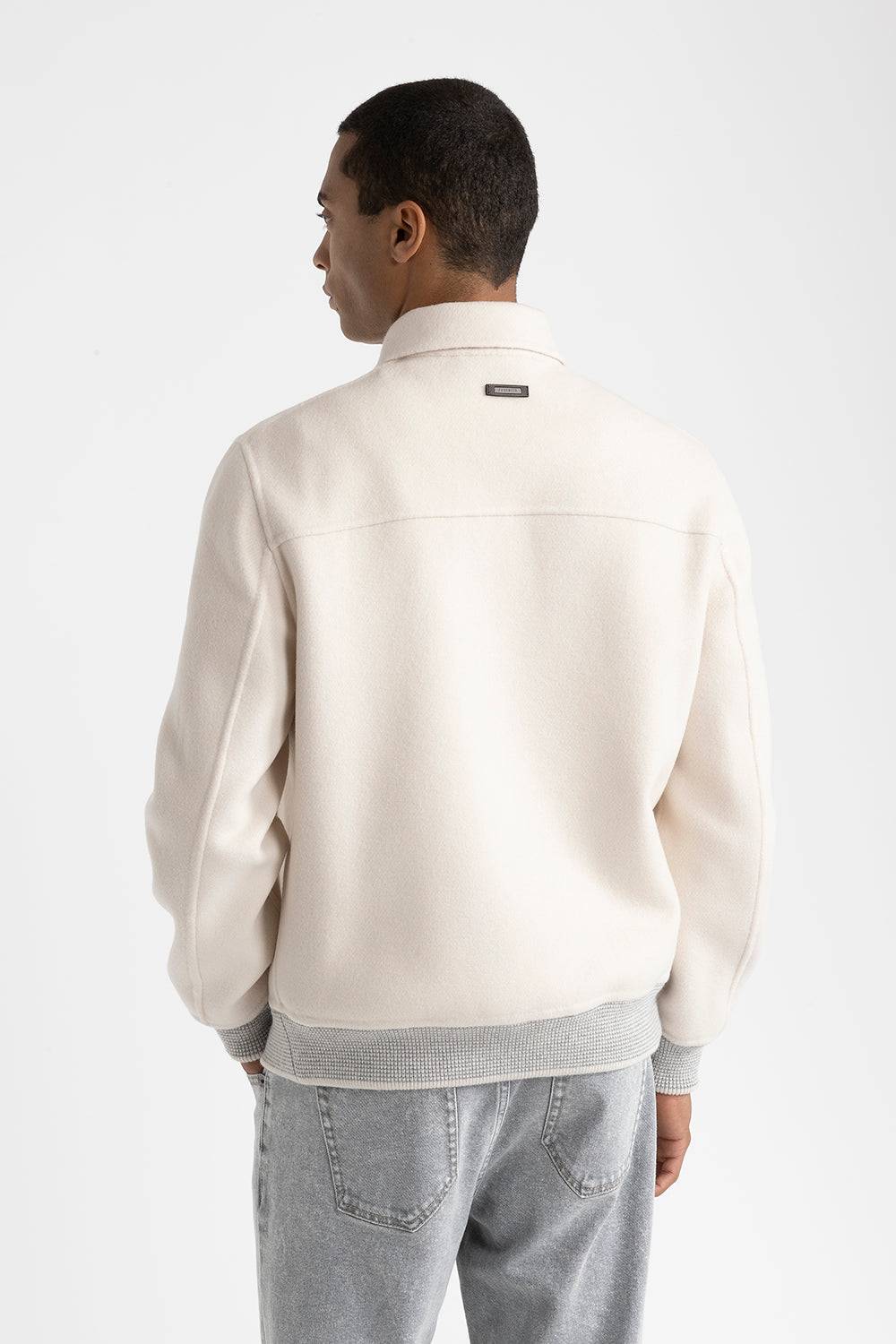 Peserico Giubbino in panno double di lana cashmere 2025