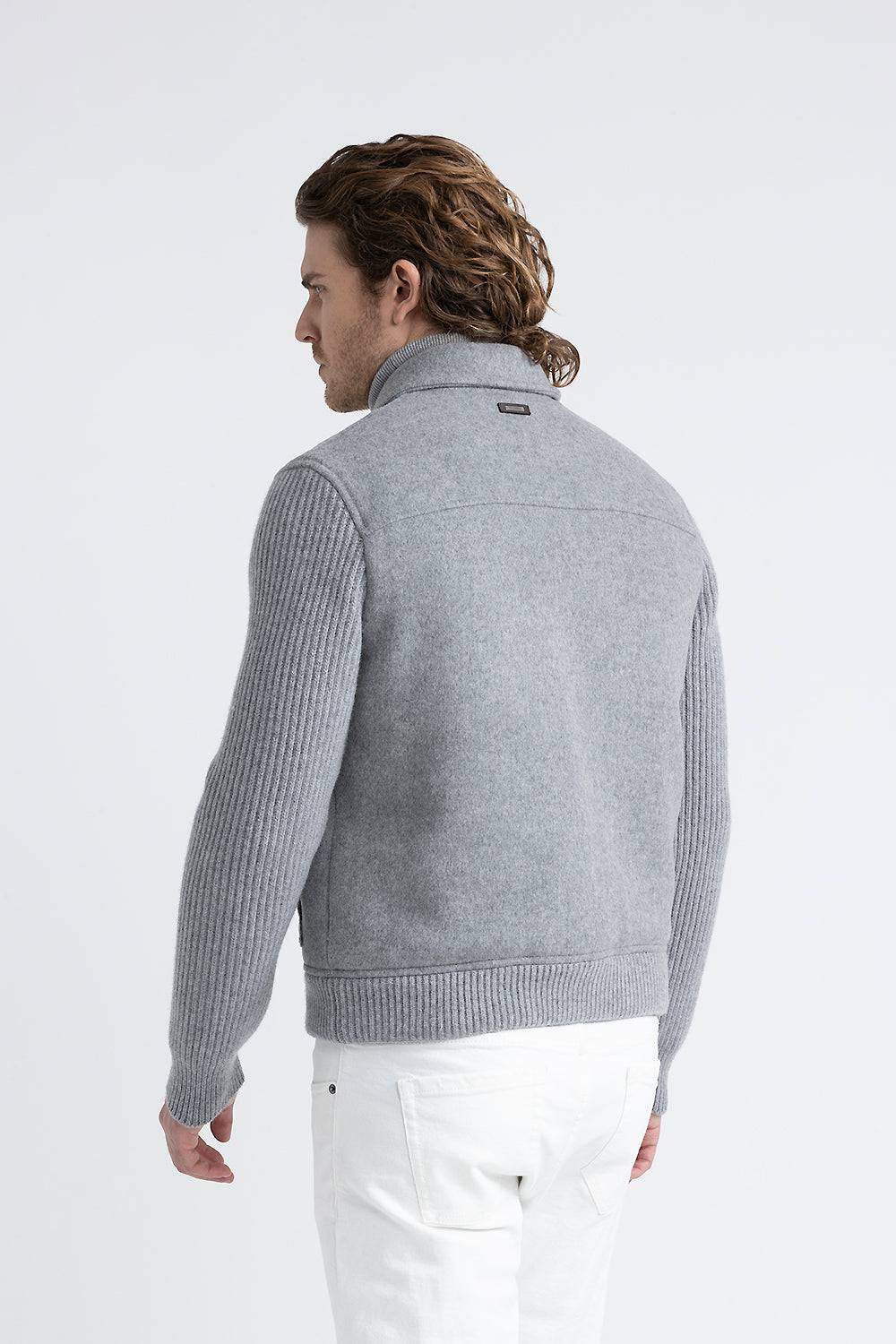 Peserico Giubbino in panno double di lana cashmere Italy