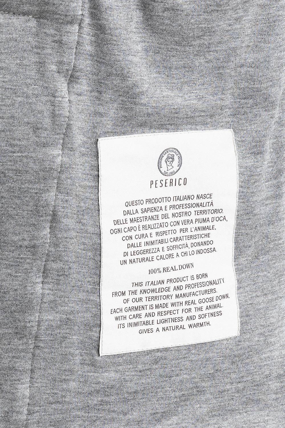 Peserico Camicia in piuma d'oca e velluto a coste In Linea