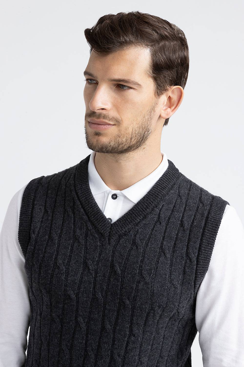 Peserico Gilet in lana merinos extrafine e cashmere Shopping Online