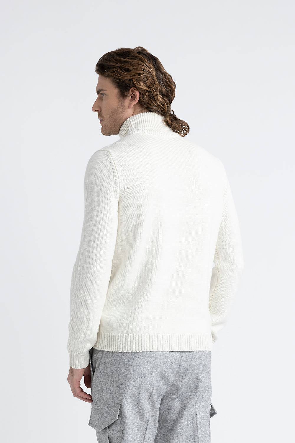 Peserico Maglia collo alto in pura lana merinos extrafine Prezzo Ridotto