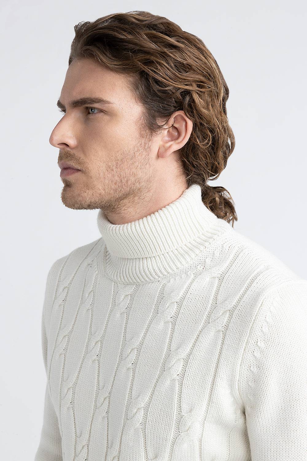 Peserico Maglia collo alto in pura lana merinos extrafine Prezzo Ridotto