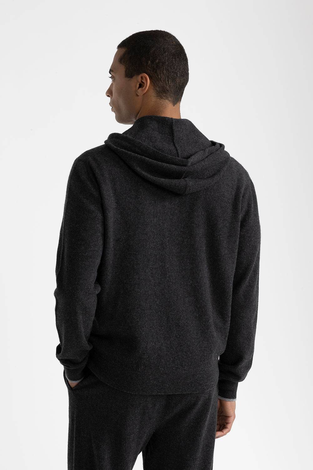 Peserico Felpa con cappuccio in lana merinos e cashmere Hotsell