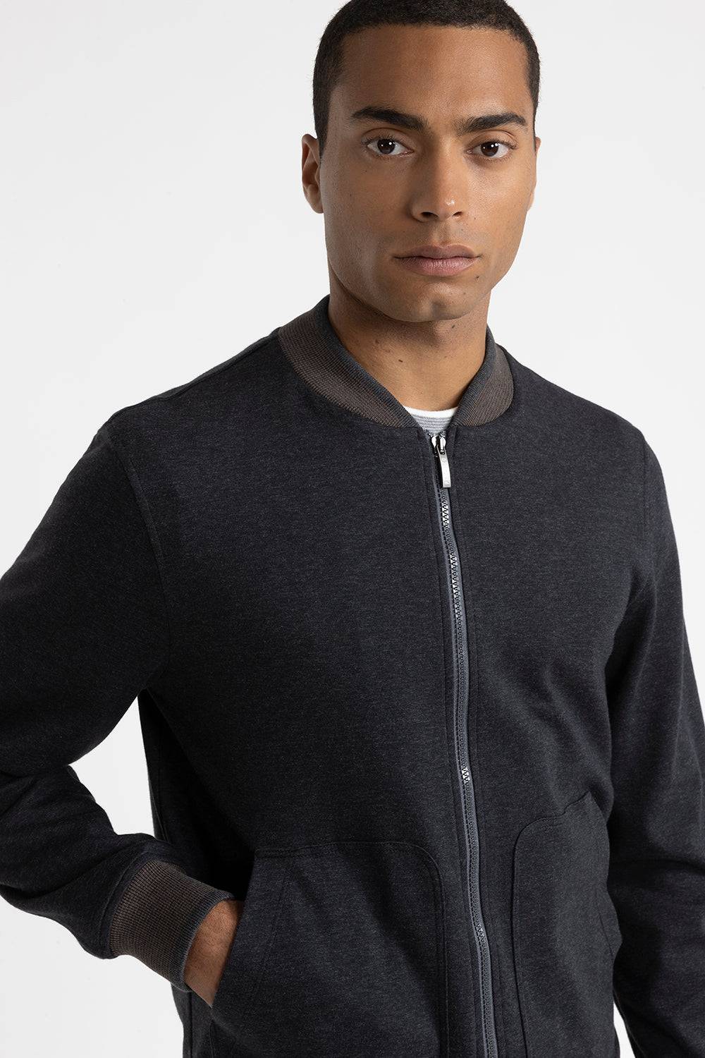 Peserico Felpa bomber in misto cotone Negozio