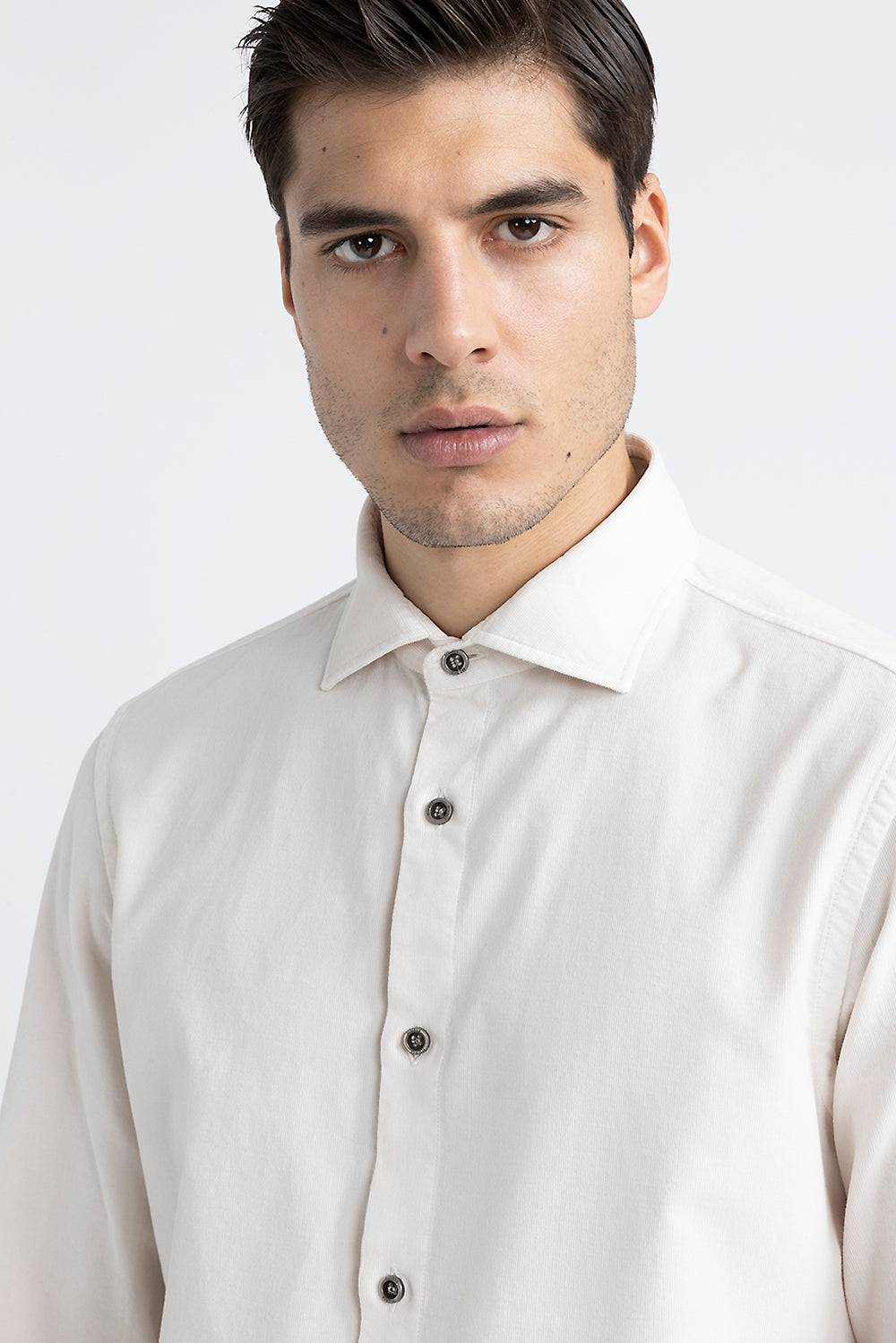 Peserico Camicia in velluto di cotone Consegna Veloce