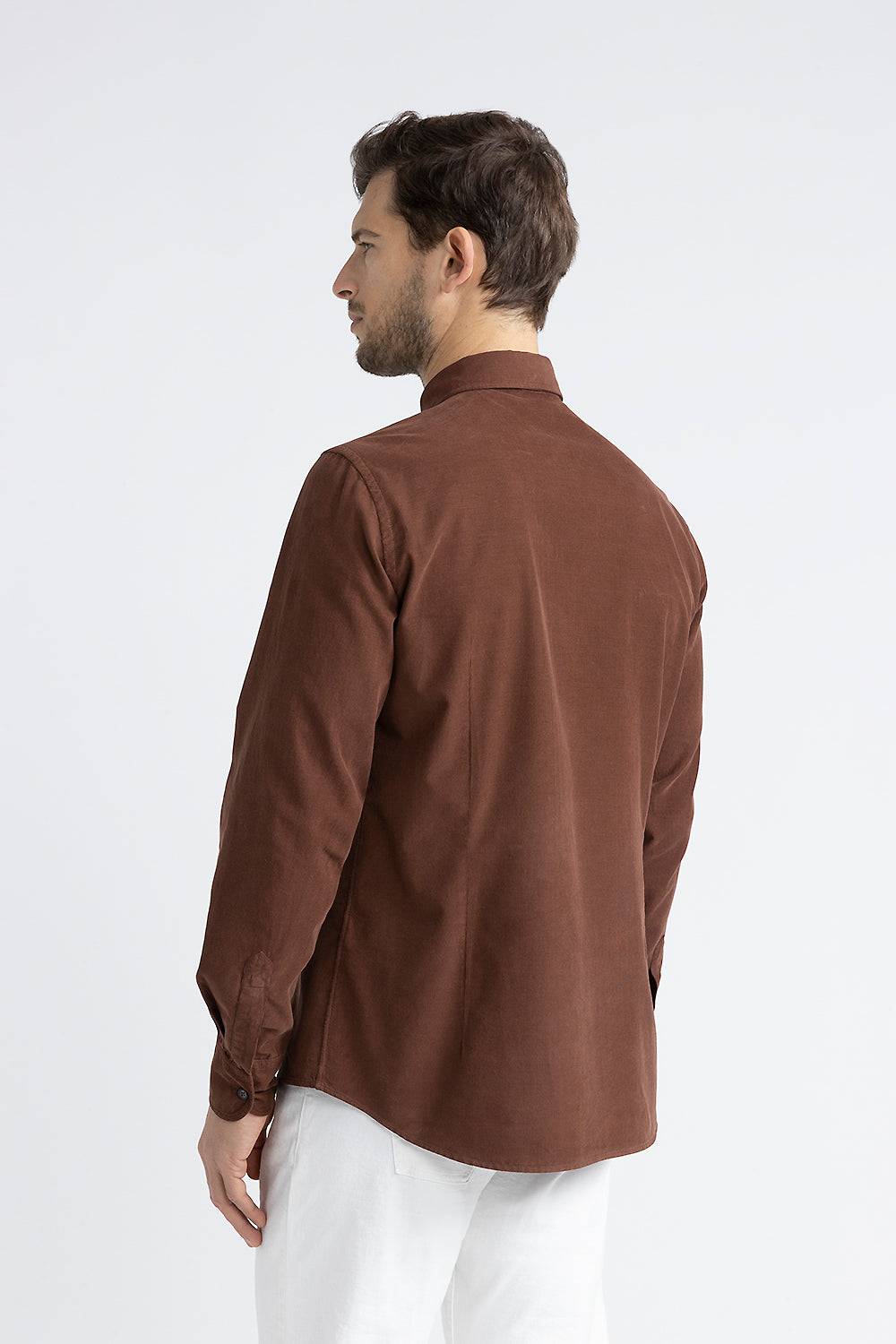 Peserico Camicia in velluto di cotone Promozione Limitata