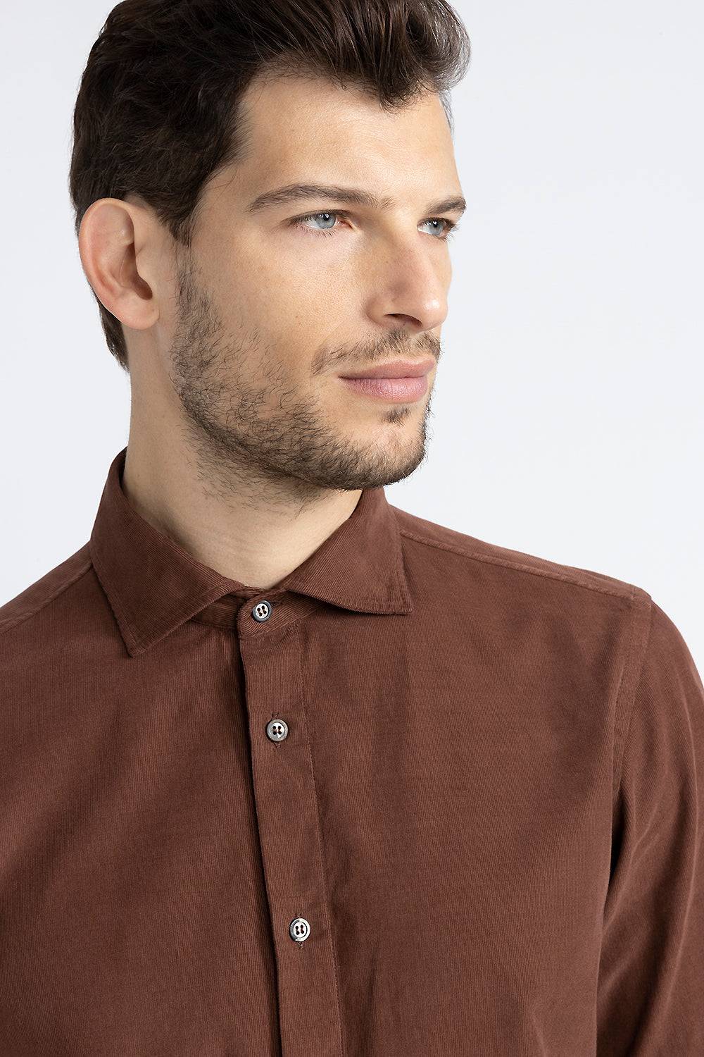 Peserico Camicia in velluto di cotone Promozione Limitata
