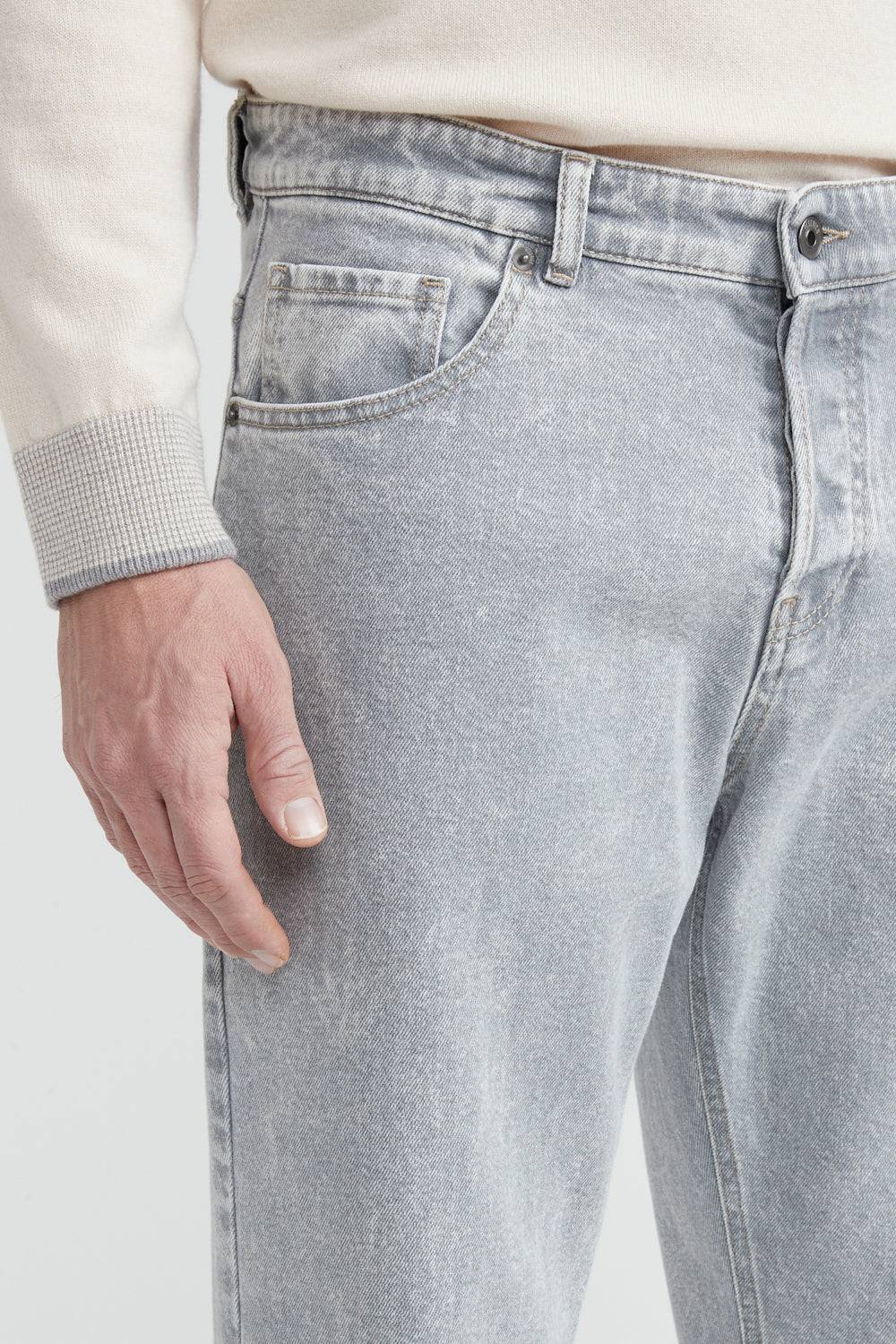 Peserico Pantalone denim in twill di cotone stretch Online