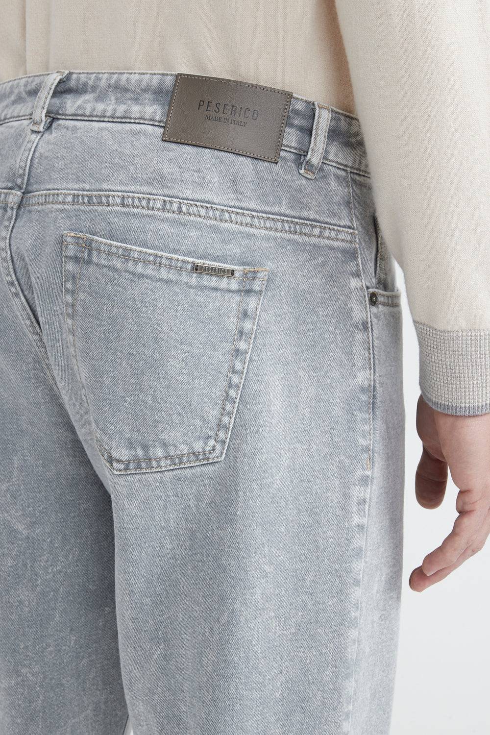 Peserico Pantalone denim in twill di cotone stretch Online