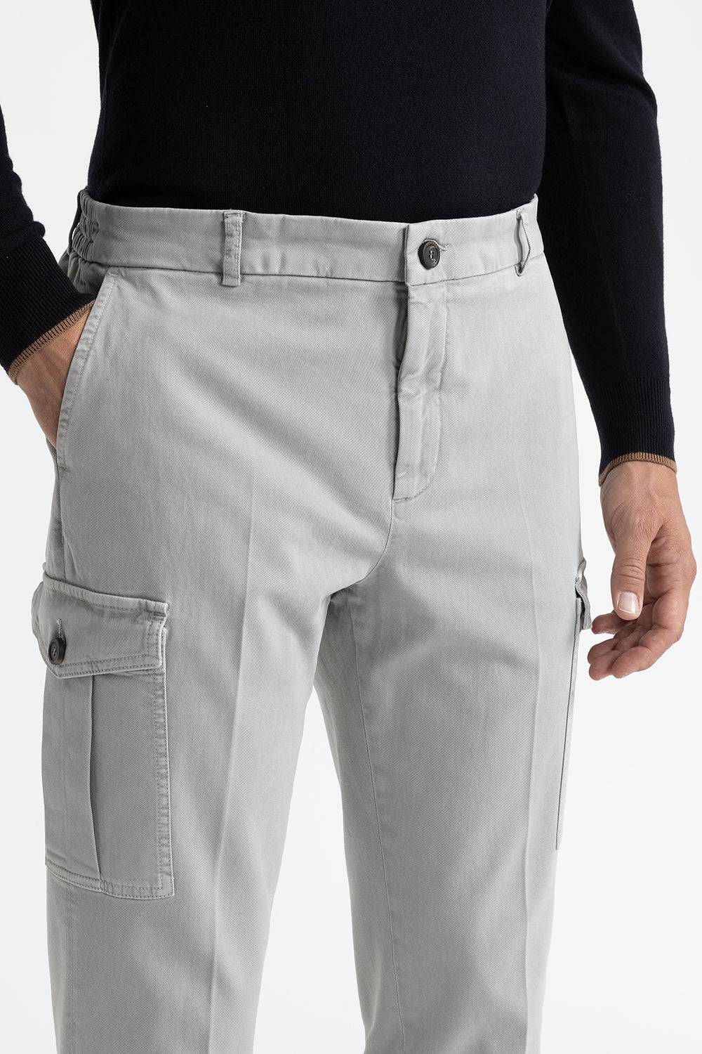 Peserico Pantalone chino tasconato in cotone Offerte