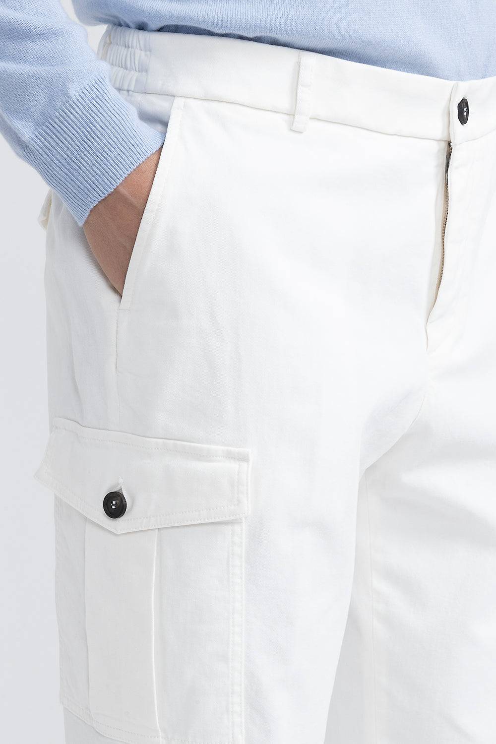 Peserico Pantalone chino tasconato in cotone Vendita Economica