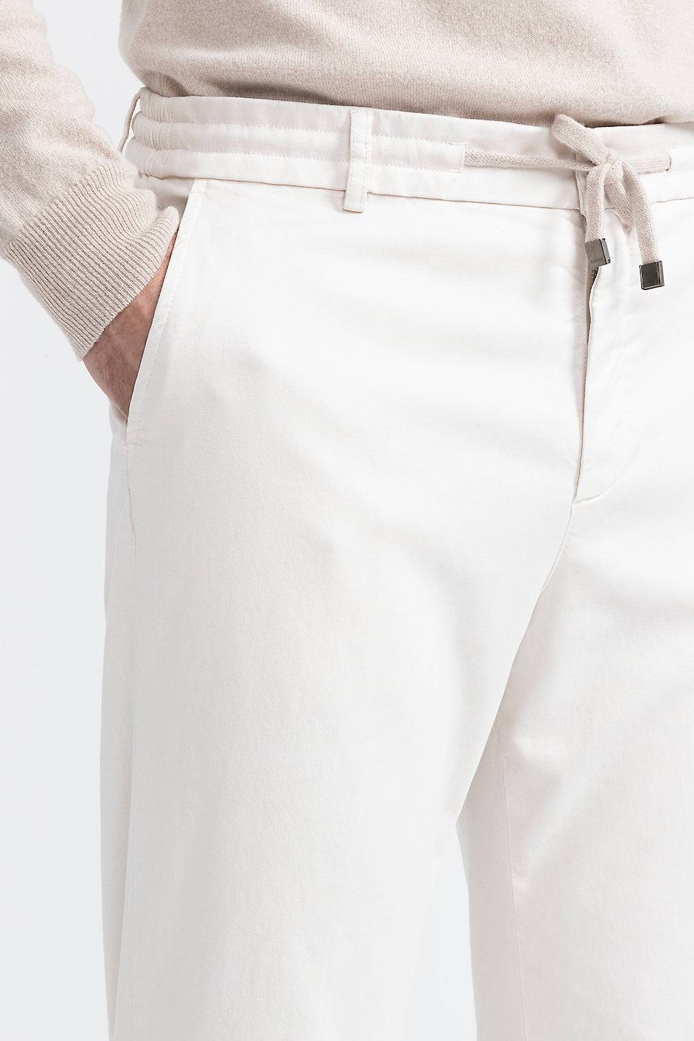 Peserico Pantalone jogger in cotone, seta e tencel Negozio