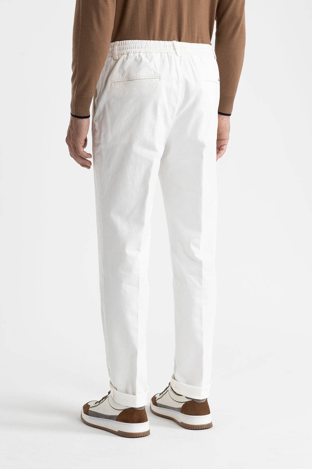 Peserico Pantalone jogger in cotone, seta e tencel In Saldo