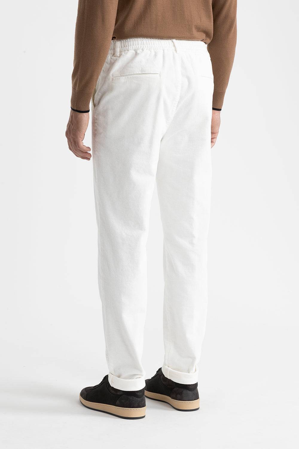 Peserico Pantalone jogger in velluto di cotone Moda