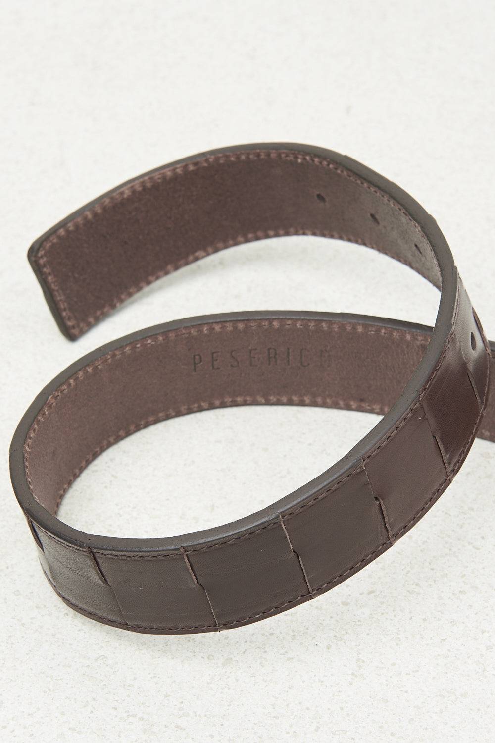 Peserico Cintura in vera pelle intrecciata Promozione